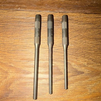 Snap-on Roll Pin Punch Set PPR6 PPR7 PPR8 USA 3/16 7/32 1/4  Lot