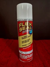 Flex Seal White Coat Liquid Rubber Coat Seal Protect Stop Leaks 14oz US473WHT20 
