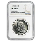 1948-D Franklin Half Dollar MS-64 NGC (FBL)