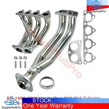 Stainless Exhaust Manifold 2pc For Honda Honda Civic D15 D16 D-series
