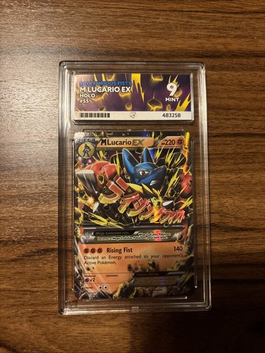 M Lucario-EX graded ACE 9 for sale on eBay