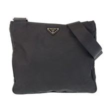 Prada Nylon Tessuto Triangle Logo Shoulder Bag
