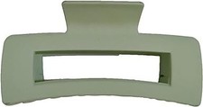 Green Solid Hair Claws Large Clips Strong Hold Big Claw Barrettes Hair Access...