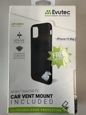 Evutec iPhone 11 PRO MAX 6.5 Karbon Black Hea...