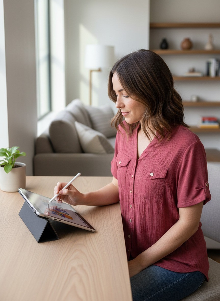 Perception Concept Textured Button-Front Shirt - image 1