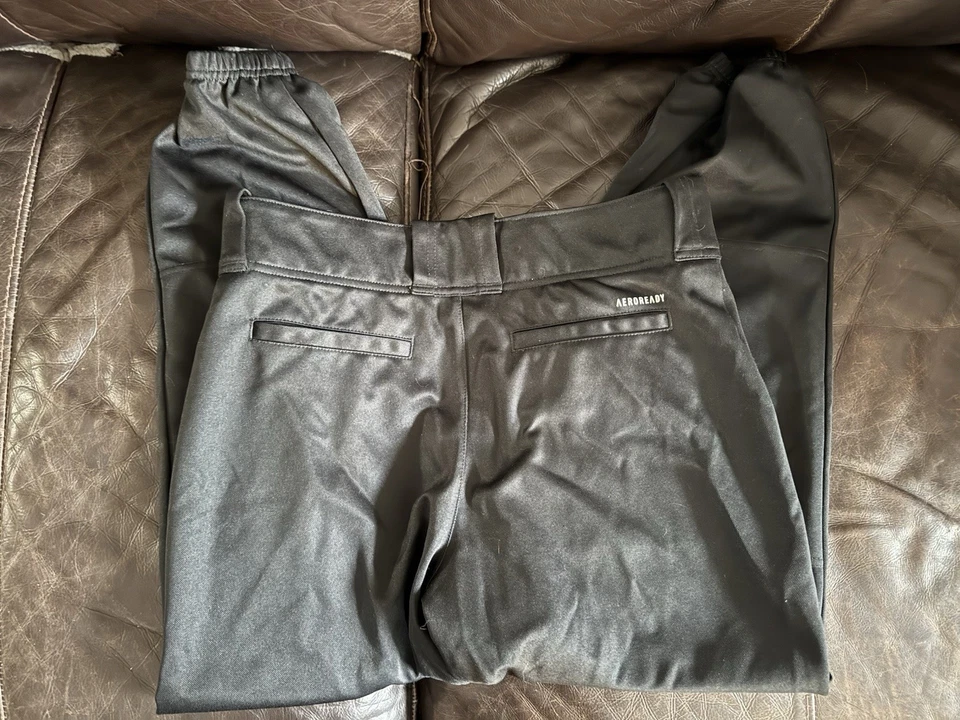 Adidas Youth Boys Black Athletic Softball Baseball Pants In EUC Size XL - Image 2 of 4