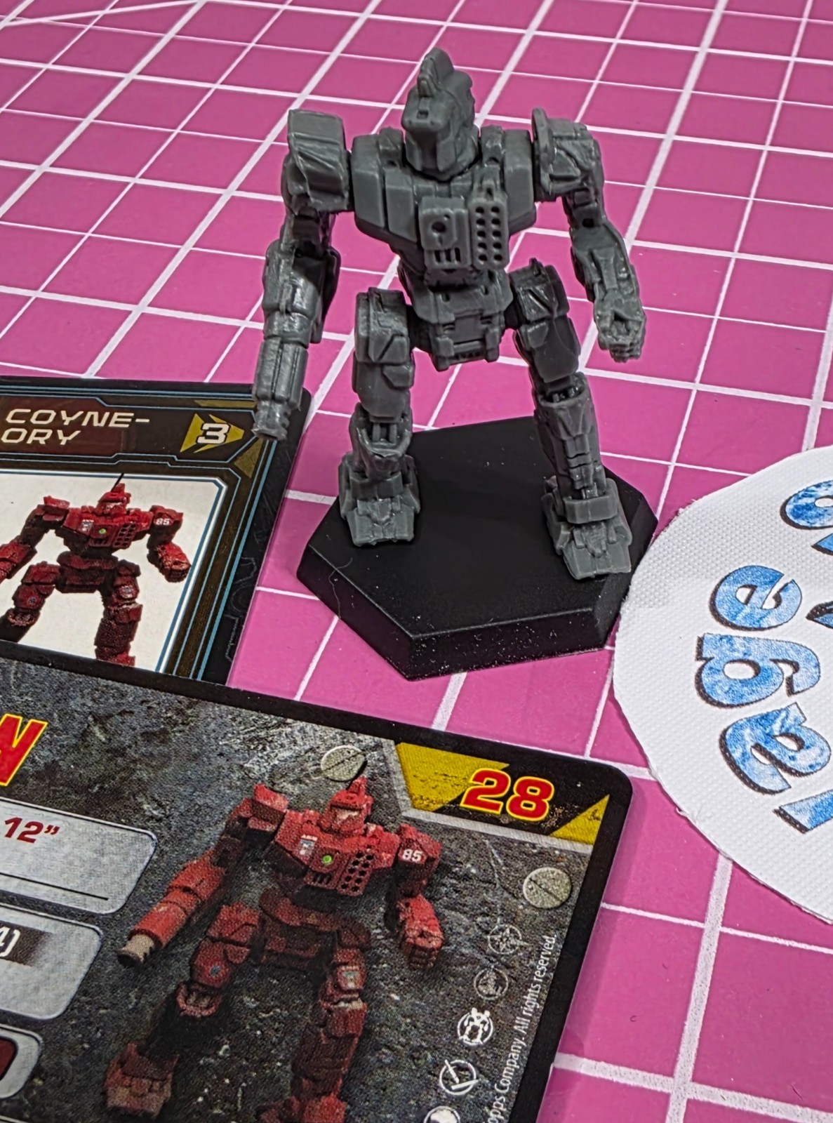 BattleTech Centurion Mech  -- Inner Sphere Heavy Lance + Cards