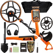  New Waterproof Metal Detector,12" Coil,Professional Rechargeable Gold Detector,
