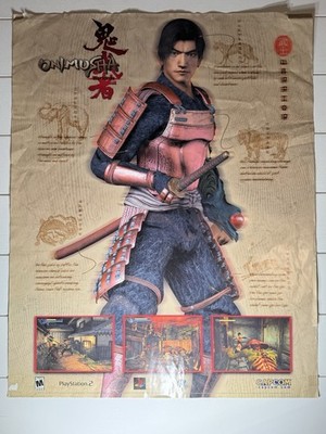 Onimusha Warlords Ps2 Vintage Store Display PlayStation 2 Rare