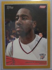 James Harden topps Rookie Card /2009. rookie card picture