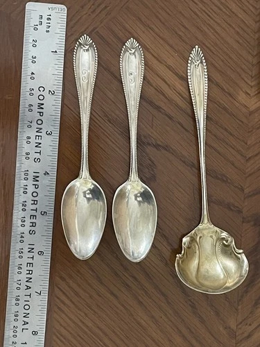 Towle Sterling Sauce Cream Ladle and 2 spoons