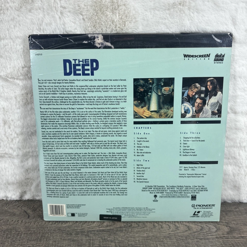 THE DEEP laserdisc LD PIONEER Special Edition Limited Availability WIDESCREEN - Image 2 of 3