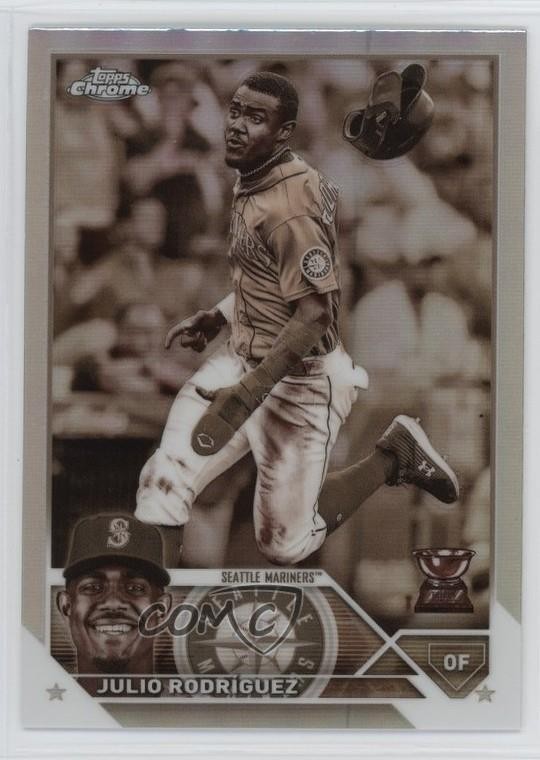 2023 Topps Chrome Sepia Refractor Julio Rodriguez Julio Rodríguez #200 4o6