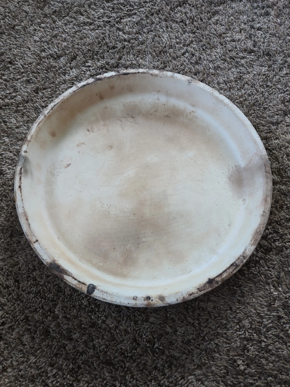 Big Green Egg Deep Dish Pizza Stone 14-Inch Round Ceramic Baking Surface