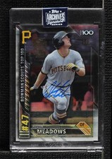 2020 Topps Archives Signature Series 1/1 Austin Meadows Buyback Auto 06yt