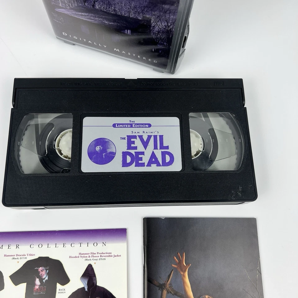 The Evil Dead Limited Edition VHS 1981 Horror Movie Clamshell 05153/35000 RARE - Image 2 of 4