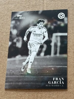 Fran García Estrellas Españolas Topps Simplicidad 2025/26 Real Madrid