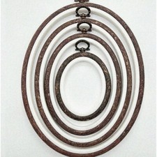 5-Piece Wooden Embroidery Hoop Set