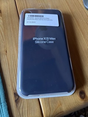 iPhone Xs Max Hülle Silicone Case NEU Midnight Blue MRWG2ZM/A