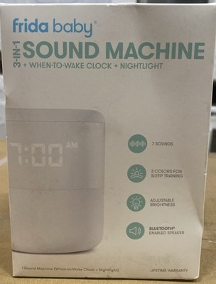 Frida Adding Machine Frida Baby 3-in-1 Bluetooth Sound Machine + Sleep Trainer + Nightlight ...