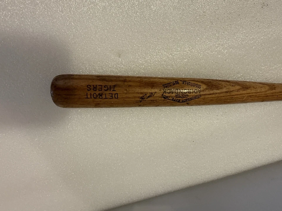 "PROMOCIÓN De colección 18"" Mini Detroit Tigers MLB Béisbol MADERA Bate ADIRONDACK STADIUM" Foto 2 de 4