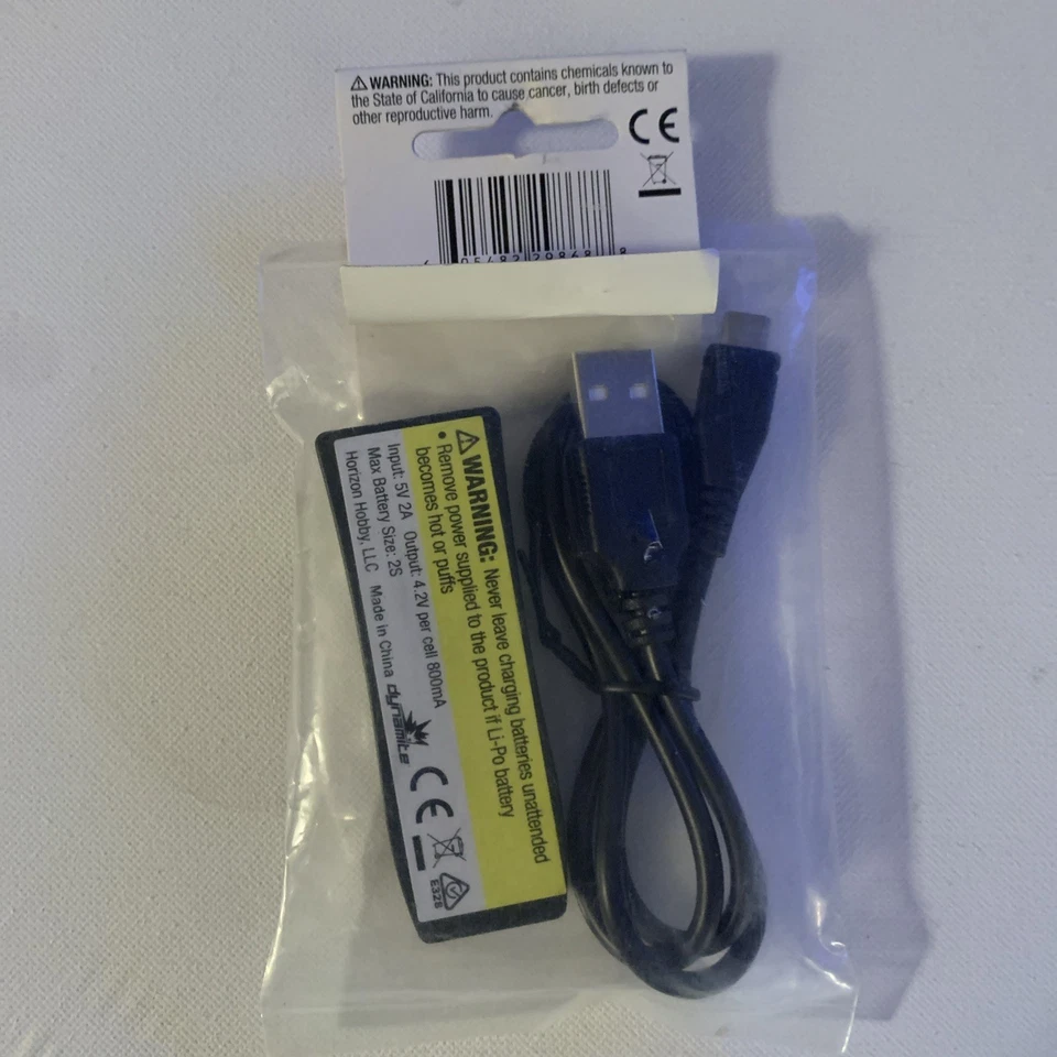 Dynamite RC USB LiPo Charger DYNC1062 NEW - Image 2 of 2