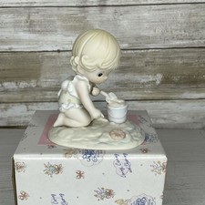 Vintage Precious Moments "His Little Treasure" figurine -LN With Box