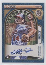 2021 Topps Gypsy Queen Blue 54/99 Dean Kremer #GQA-DK Auto 1em1