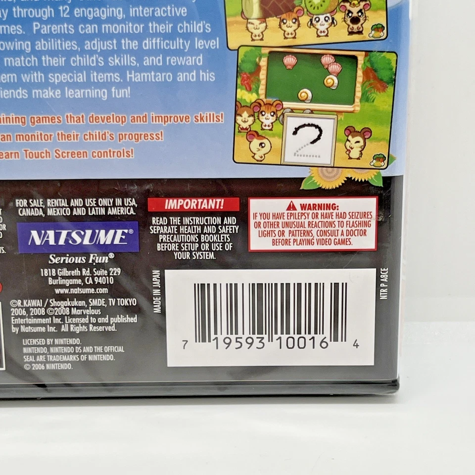 Hi! Hamtaro: Ham-Ham Challenge DS – New Factory Sealed - US Version - Image 4 of 4