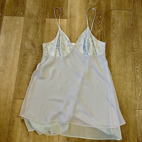 Vintage 2-piece lingerie nightgown set  Lightweight flowy fairy vibes Pastel