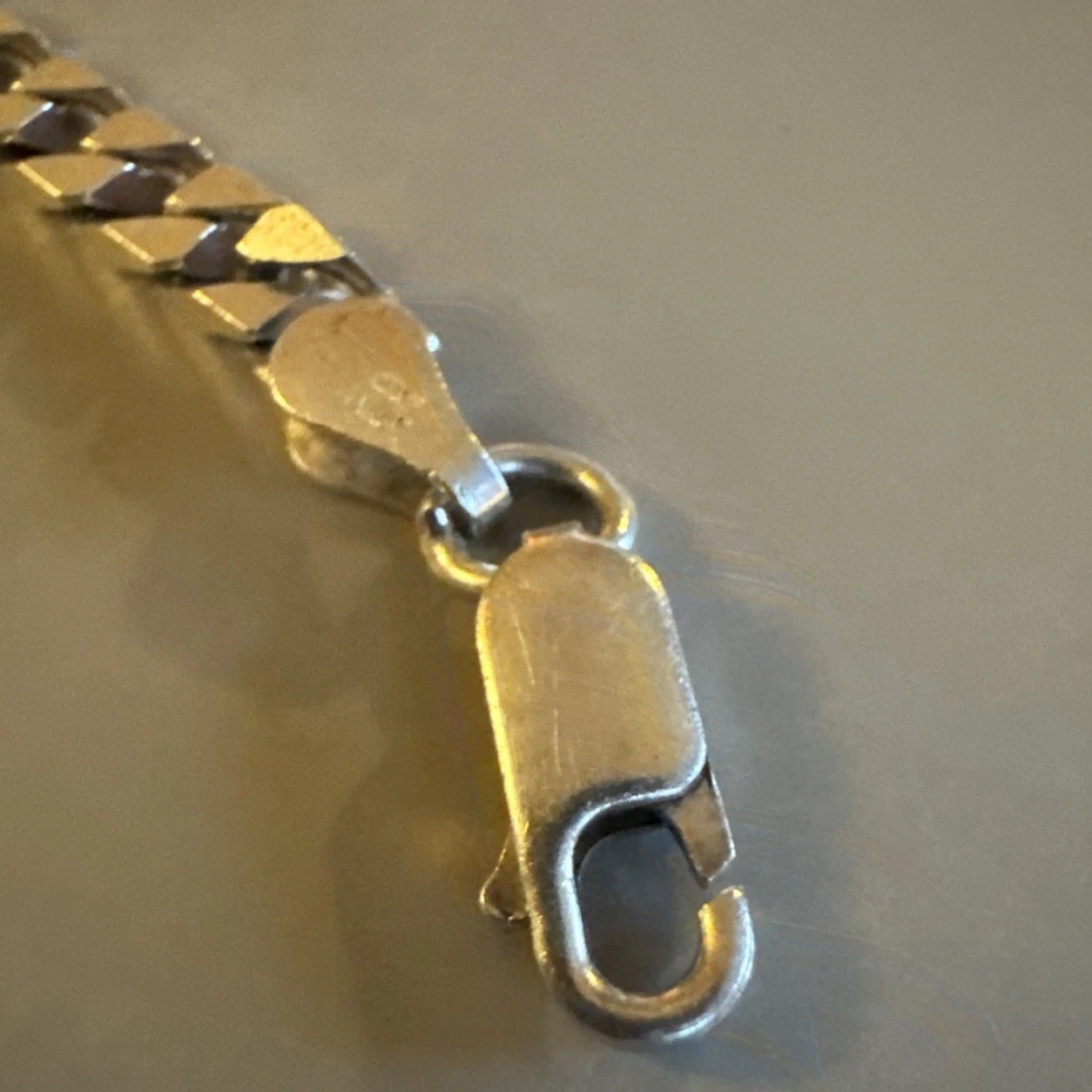 Sterling Silver 925 Solid Square Curb Link Bracel… - image 8