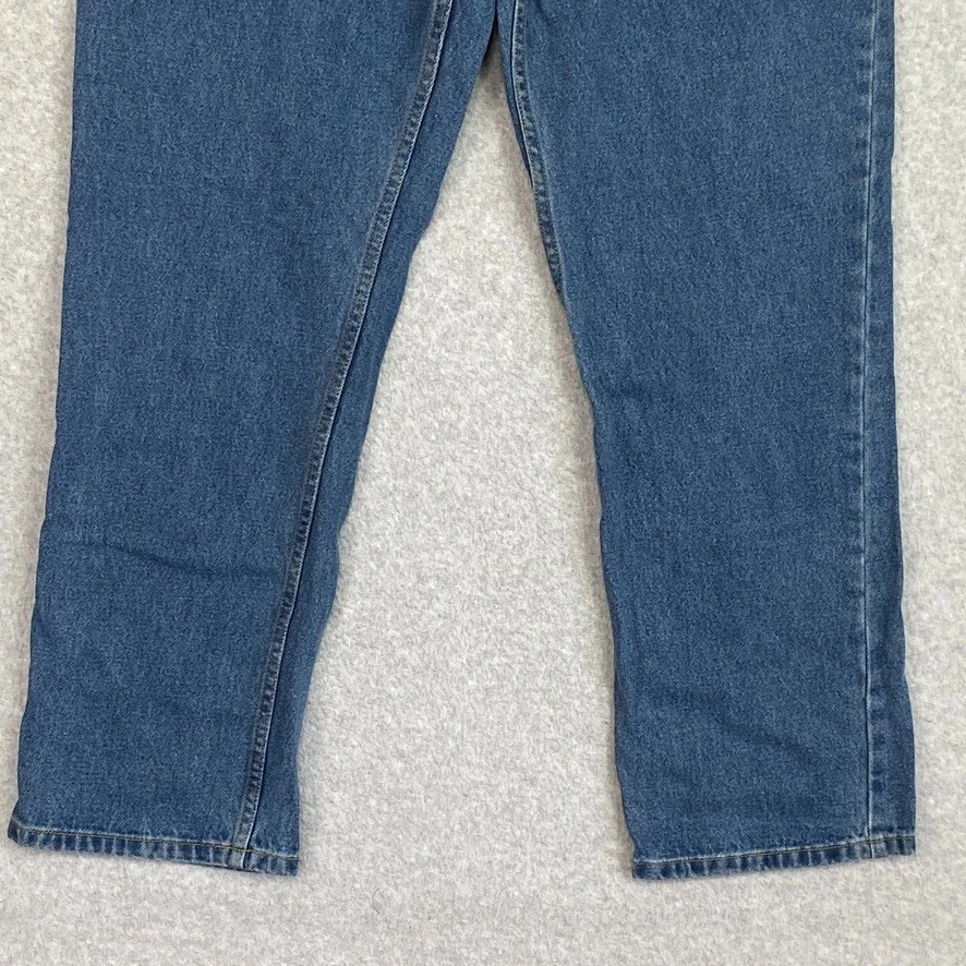 Pantalones de mezclilla Outdoor Life para hombre 38x32 azul recto 100 % algodón lavado medio Foto 3 de 4