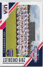 2020 Panini USA Baseball Stars & Stripes #1 Collegiate National Team