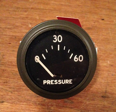 #ad Army Jeep Tank Truck Generator Hotrod Hot Rod Oil Pressure Gauge $10.00
