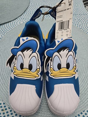 Adidas Donald Duck Superstar 360 C GX3274 Disney Size Rare Limited  Edition