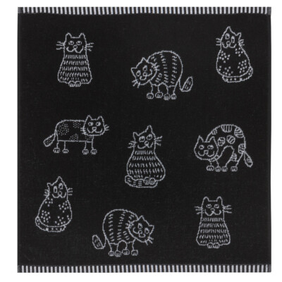 2 Katzen Küchentücher Set - Lustige Katzengeschenke Für Frauen