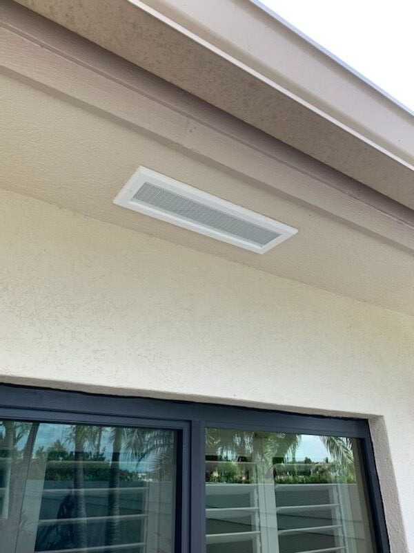 Continuous Soffit Vent With Insect Screen