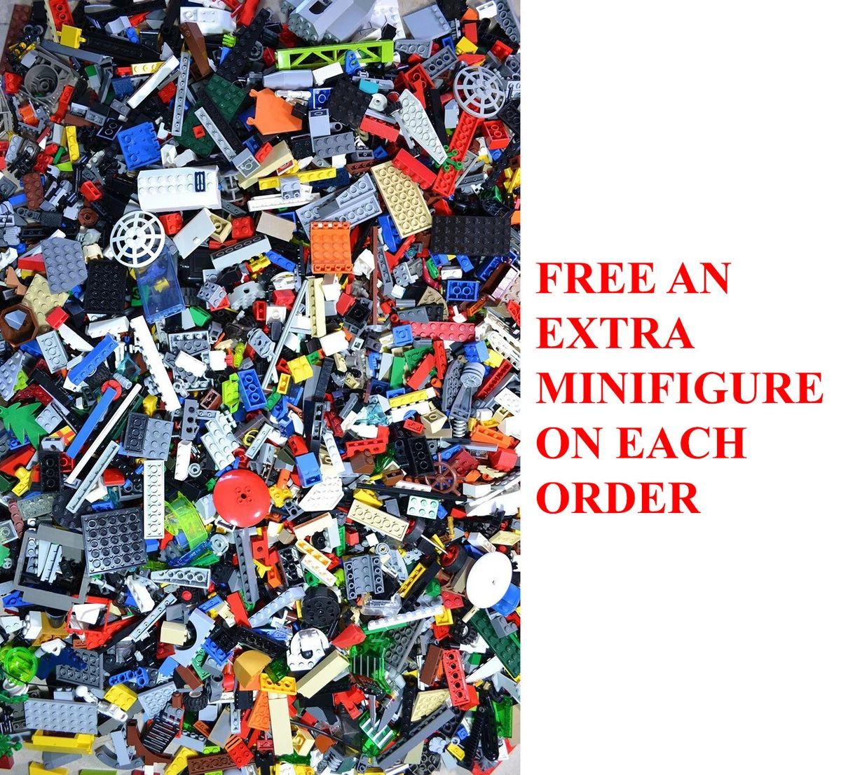 Lego Parts Pieces Bricks Bulk 100 Genuine Cleaned Sanitized Lot
