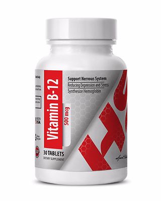 Vitamin b12 - VITAMIN B12 500 mcg - energy pills 1 Bottle 30 Tablets