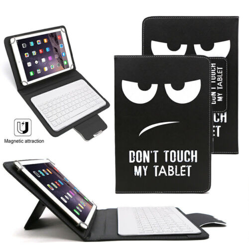 Universal White Keyboard Folio PU Case Cover For Samsung Galaxy Tab A E S4 S5 S6 - Picture 18 of 21