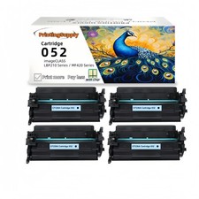 4PK New Toner For Canon 052 ImageCLASS LBP-212dw 214dw 215dw 215x MF424dw Series