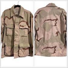 USAF Desert Camo BDU Coat Jacket Top Medium Regular DLA100-90-D-0584.