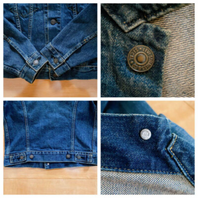 マ*ン様 Levi’s 557 90s日本製 3rdデニムジャケット 40 濃紺 557 ジージャン デニム ジャケット 復刻 3rd 97年製 90s BIG'E