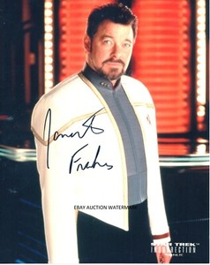 Jonathan Frakes AUTOGRAPHED 8 x 10 PHOTO Star Trek TNG Riker Insurrection w/COA