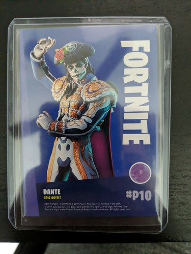 2019 SERIES 1 Panini Fortnite PROMO Card P10 - Dante PSA 10? - Picture 2 of 2