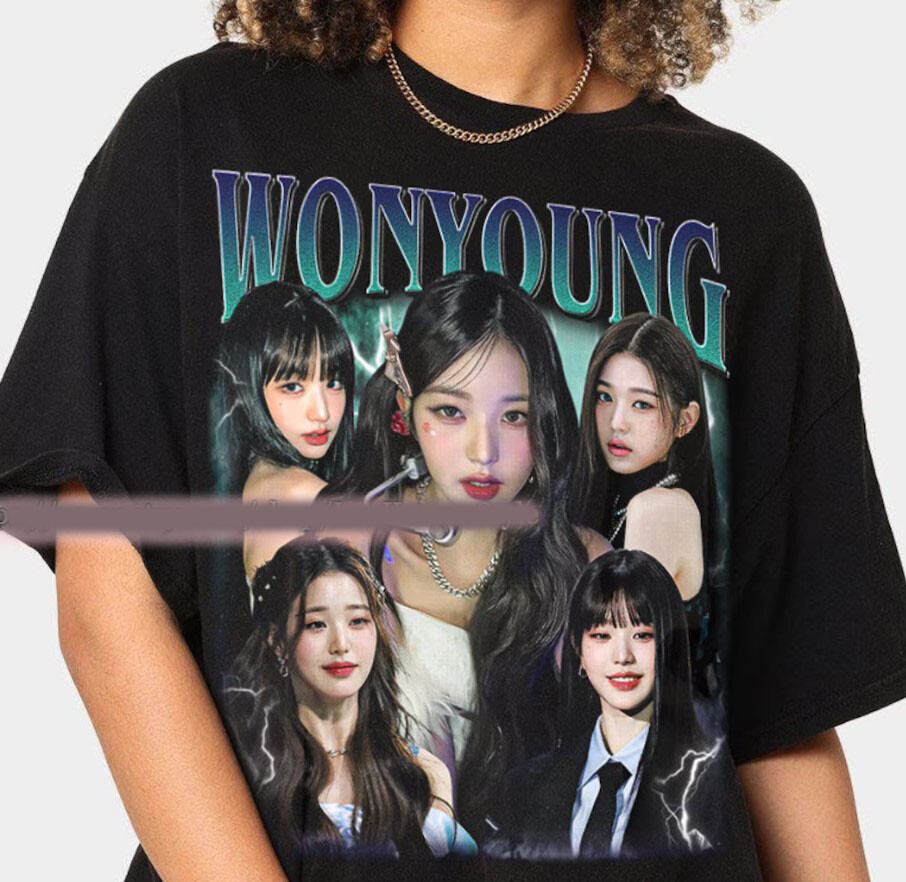Limited Wonyoung Ive Korean Pop Tshirt, IVE t-shirt, Kpop