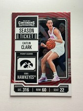 2024 Panini CAITLIN CLARK Collection Contenders Season Ticket Target Red #CC4 RC