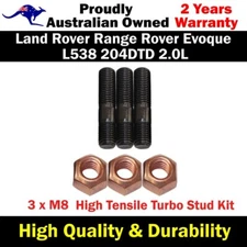 High Tensile Turbo Stud Kit For Land Rover Range Rover Evoque L538 204DTD 2.0L