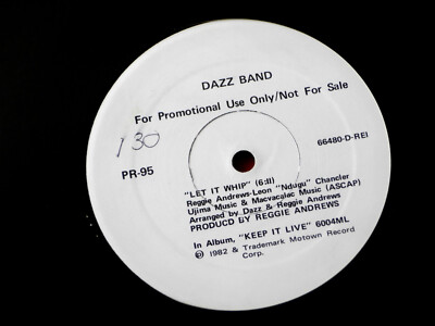 DAZZ BAND~ LET IT WHIP~ MEGA RARE PROMO~ RARE PRESSSING~ MOTOWN
