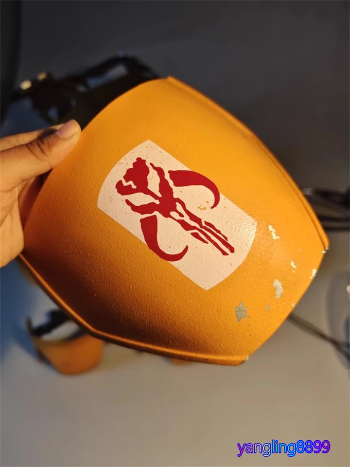 Juego de armadura de cuerpo completo Mandalorian Cosplay The Book of Boba Fett Edition y casco FRP Foto 4 de 4